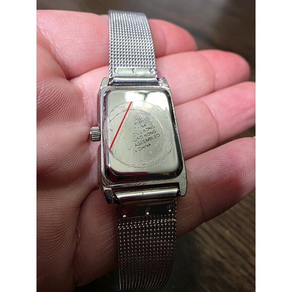 Tommy Hilfiger Tank Watch Women 21mm Silver Tone - Picture 8 of 16